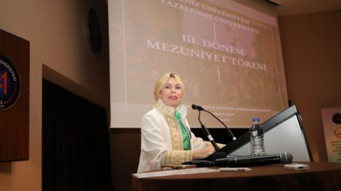 Tazelenme Üniversitesinden 110 öğrenci mezun oldu