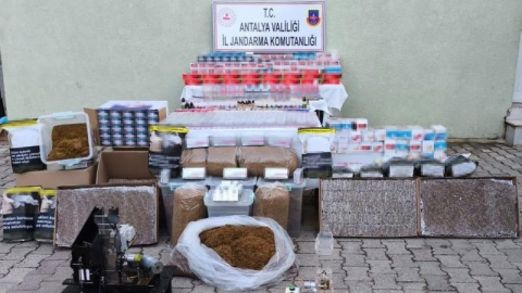 1 milyon 760 bin dolu makaron ele geçirildi