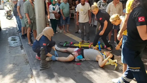 Yaya geçidindeki kazada hem yaralandı hem ceza yedi