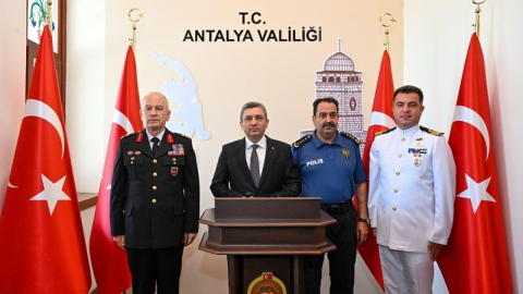 Antalya Huzuru Güvenlik Toplantısı: Ağustos ayında %95,5 olay çözüldü