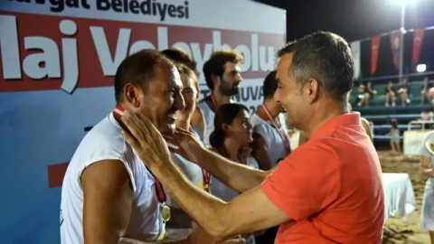 Manavgat plaj voleybolunda şampiyon Milenyum Beach Volley
