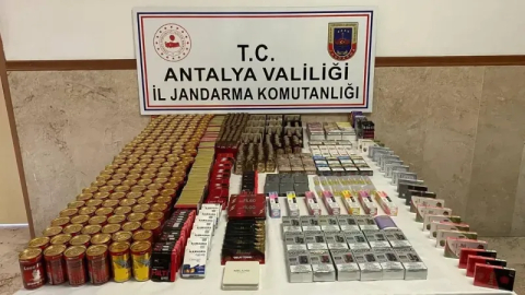 Manavgat’ta kaçak sigara ve elektronik sigara operasyonu