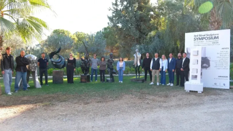 Manavgat'ta Süral Otelleri'nden 3. Heykel Sempozyumu