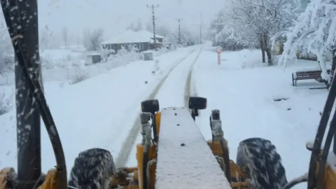 Antalya'da karla mücadele seferberliği