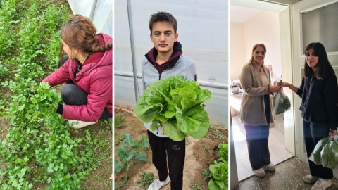 Akseki'de öğrenciler hem üretiyor hem kazanıyor