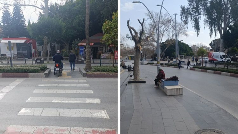 Eski Kaymakamlık önündeki kontrollü geçiş tehlike oluşturuyor