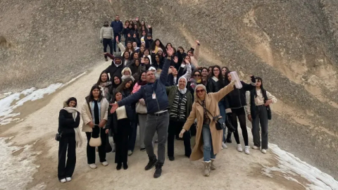 Kız meslek lisesi öğrencilerinden akademik kariyer gezisi