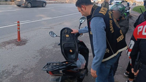 Antalya'da motosiklet hırsızlıklarına yönelik uygulama gerçekleştirildi