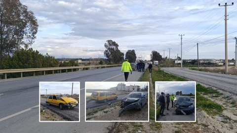 D-400 Karayolu'nda feci kaza ucuz atlatıldı