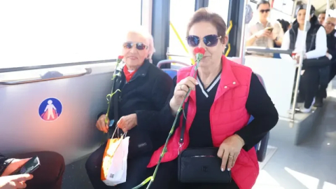 Büyükşehir’den toplu ulaşımda kadınlara 8 Mart sürprizi