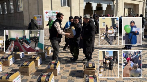 İHH Manavgat Temsilciliği yardım çalışmaları için Kırgızistan'da