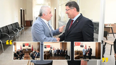 AESOB Başkanı Dere’den Kaymakam Karataş’a ziyaret