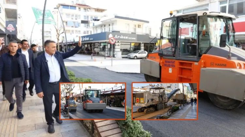 Atatürk Caddesi yeni çehresine kavuştu