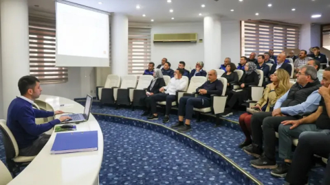 Manavgat Belediyesi'nden çalışanlara iş güvenliği eğitimi