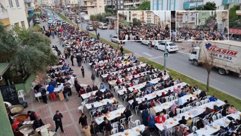 Manavgat, Biniciler Camii İyilik Sofrası'nda buluştu