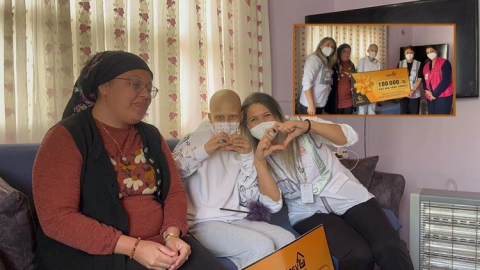 LÖSEV’den lösemi ve kanserle mücadele eden çocuklara 100 bin TL’lik yardım çeki