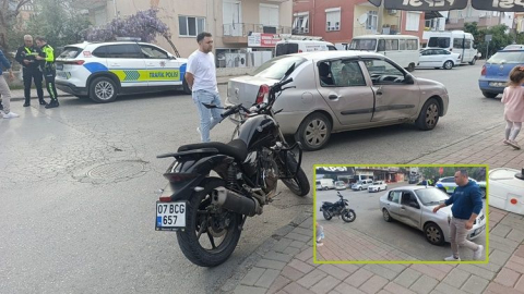 Manavgat Şeyh Şamil'de motosiklet kazası: 1 yaralı