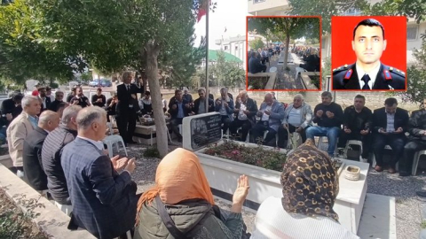 Şehit Üsteğmen Ozan Şarlak mezarı başında dualarla anıldı