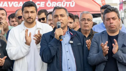 Manavgat’tan Özgür Özel’e destek