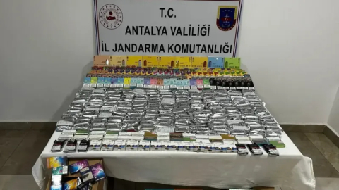Manavgat’ta kaçak tütün operasyonu