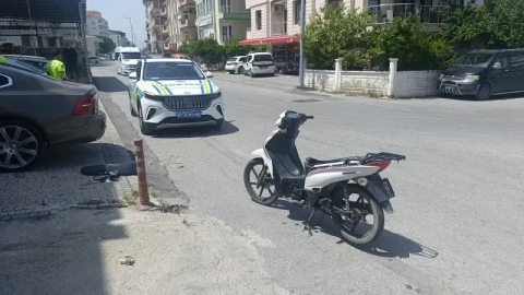 Motosikletini devirdi 63 bin 327 TL ceza yedi