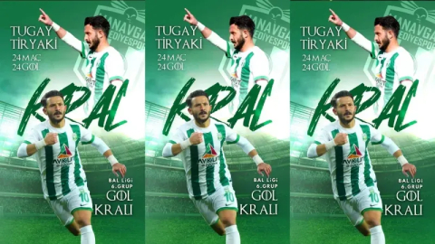 Manavgat Belediyesporlu Tugay, BAL 6. Grupta 24 golle gol kralı oldu