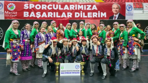 Manavgat Belediyesi Spor Kulübü Halk Oyunları Topluluğu’ndan çifte şampiyonluk