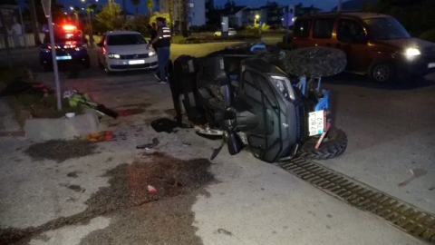 Side’de ATV kazası