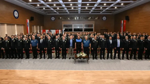 Antalya Emniyet Müdürlüğü'nde Rütbe Terfi Töreni düzenlendi