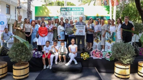 Antalya'nın 'En Güzel Tasarım' yarışması ödülleri sahiplerini buldu