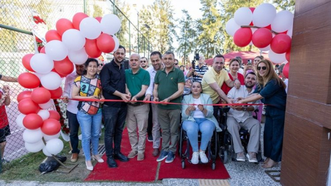 Manavgat Engelliler Derneği Sosyal Yaşam Alanı açılışına yoğun ilgi
