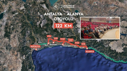 Antalya- Alanya Otoyol Projesi Bilgilendirme Toplantısı yapıldı