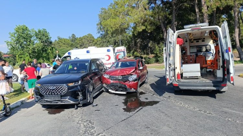 Manavgat Titreyen Kavşağı'ndaki kazada 7 yaralı