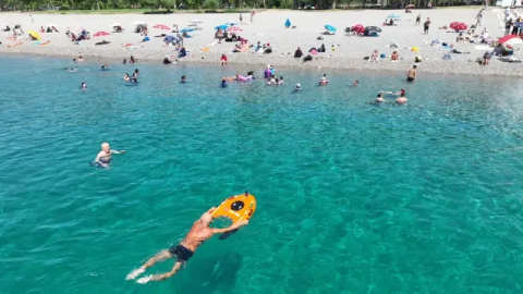 Büyükşehir’in robot cankurtaranları iş başında 