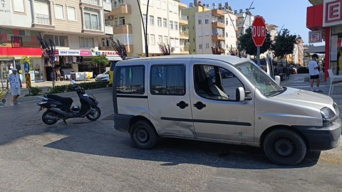 Barbaros Caddesi'nde motosiklet kazası: 1 yaralı