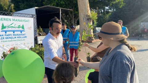 "Yeşeren Manavgat" projesiyle Manavgat yeniden yeşeriyor