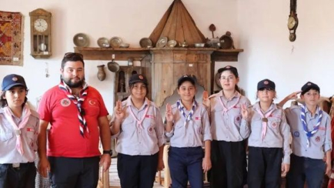Genç izciler Akseki'de doğa ile iç içe keyifli bir deneyim yaşadı