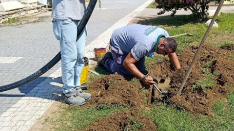 Manavgat’ta sulama sistemlerinin bakım ve onarımları devam ediyor