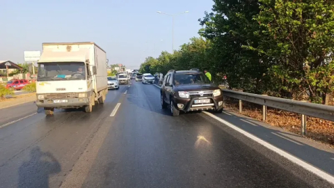 D-400 Karayolu’nda 3 araçlı zincirleme kaza