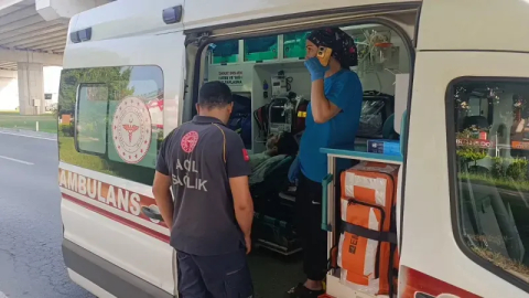 Çevreyolunda motosiklet kazası