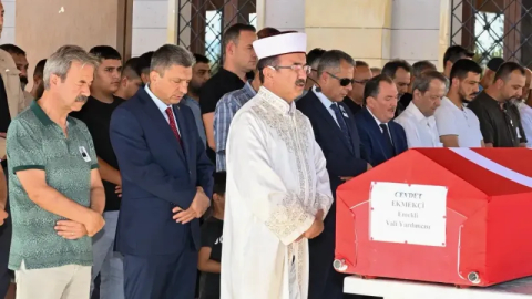 Emekli Vali Yardımcısı Cevdet Ekmekçi ebediyete uğurlandı