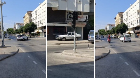 Hisar Caddesi'ndeki ışıklar günlerdir çalışmıyor
