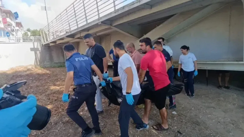 Manavgat Irmağında erkek cesedi bulundu