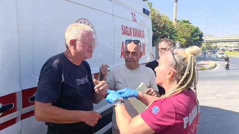 Kazazede Belçikalı sağlıkçılara zor anlar yaşattı