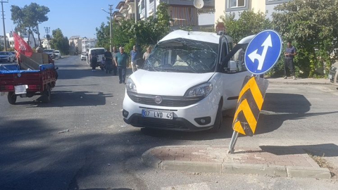 Kaza sonrası trafik polisini yanıltmaya kalktılar