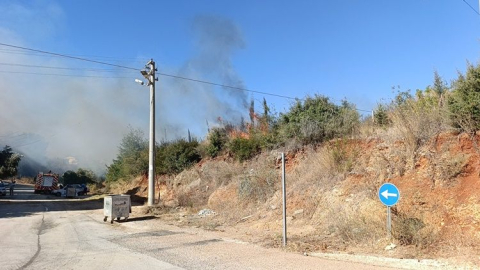 Kavaklı’daki yangın yerleşim yerlerine ulaşmadan söndürüldü