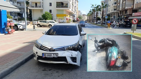 Çetin Emeç Caddesi'nde motosiklet kazası