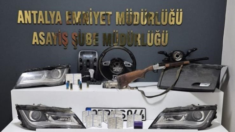 Antalya Polis'i 5 aylık takiple "Change" araç şebekesini çökertti