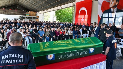 Antalya Büyükşehir itfaiye teşkilatının acı günü 