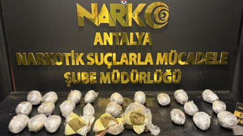 Antalya Polisi zehir tacirlerine geçit vermedi